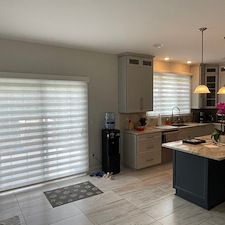 State-of-the-art-Motorized-BandedZebra-Shades-for-Sliding-Door-in-Kitchen-on-N-Fullerton-Ave-in-Montclair-NJ 0